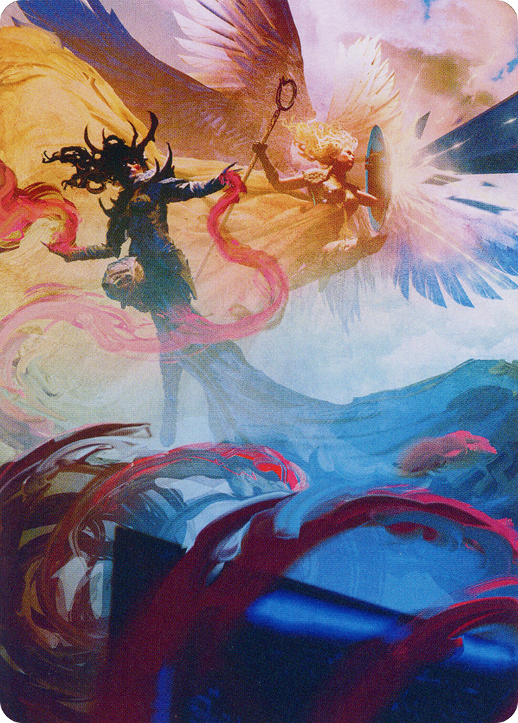 Drana and Linvala Art Card [March of the Machine Art Series] | L.A. Mood Comics and Games