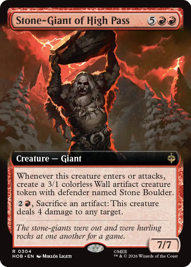 Stone-Giant of High Pass (Extended Art) [The Hobbit] | L.A. Mood Comics and Games