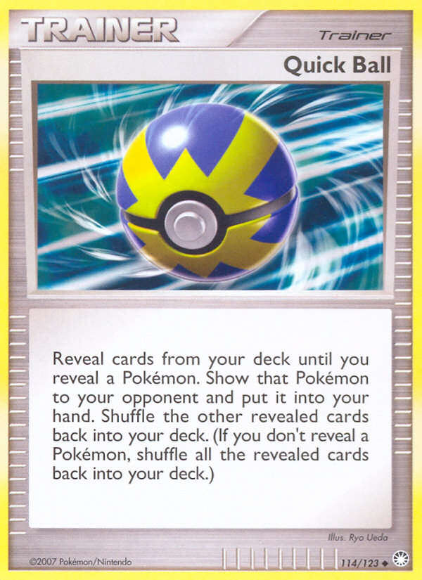 Quick Ball (114/123) [Diamond & Pearl: Mysterious Treasures] | L.A. Mood Comics and Games