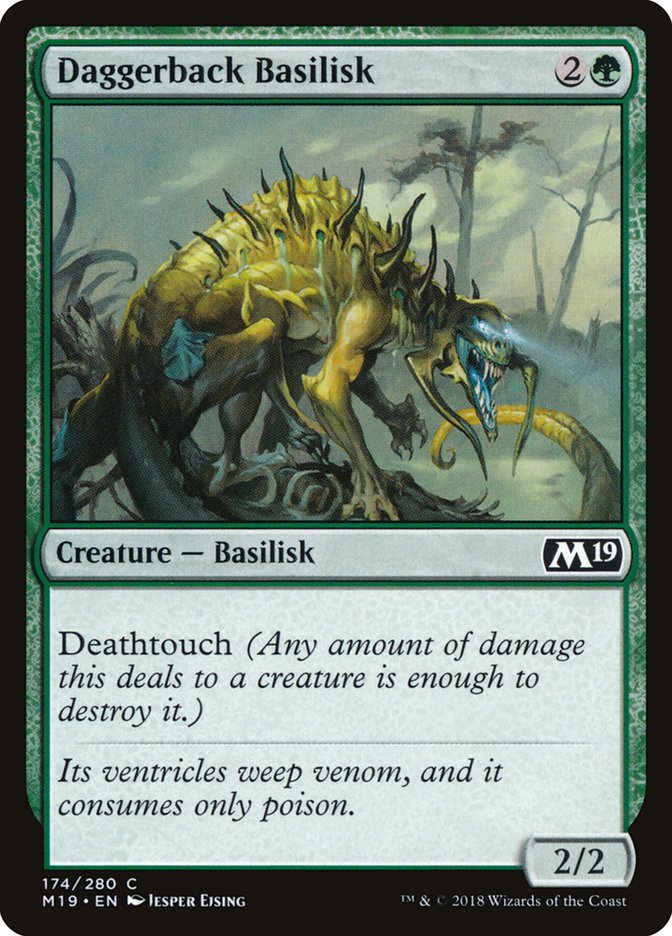 Daggerback Basilisk [Core Set 2019] | L.A. Mood Comics and Games