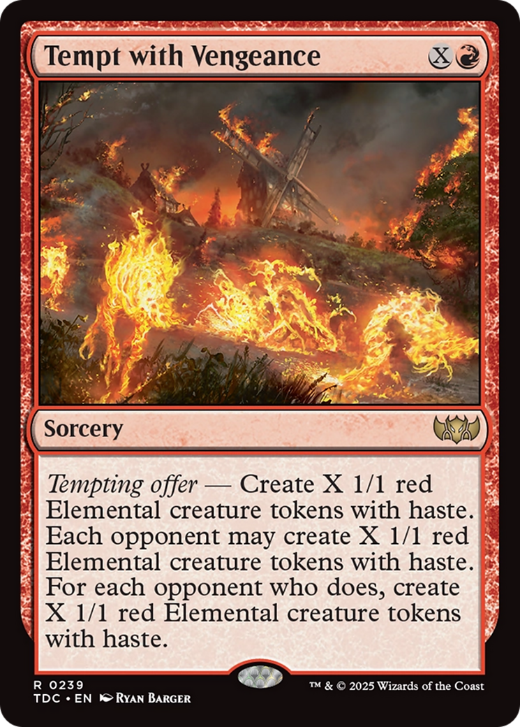 Tempt with Vengeance [Tarkir: Dragonstorm Commander] | L.A. Mood Comics and Games