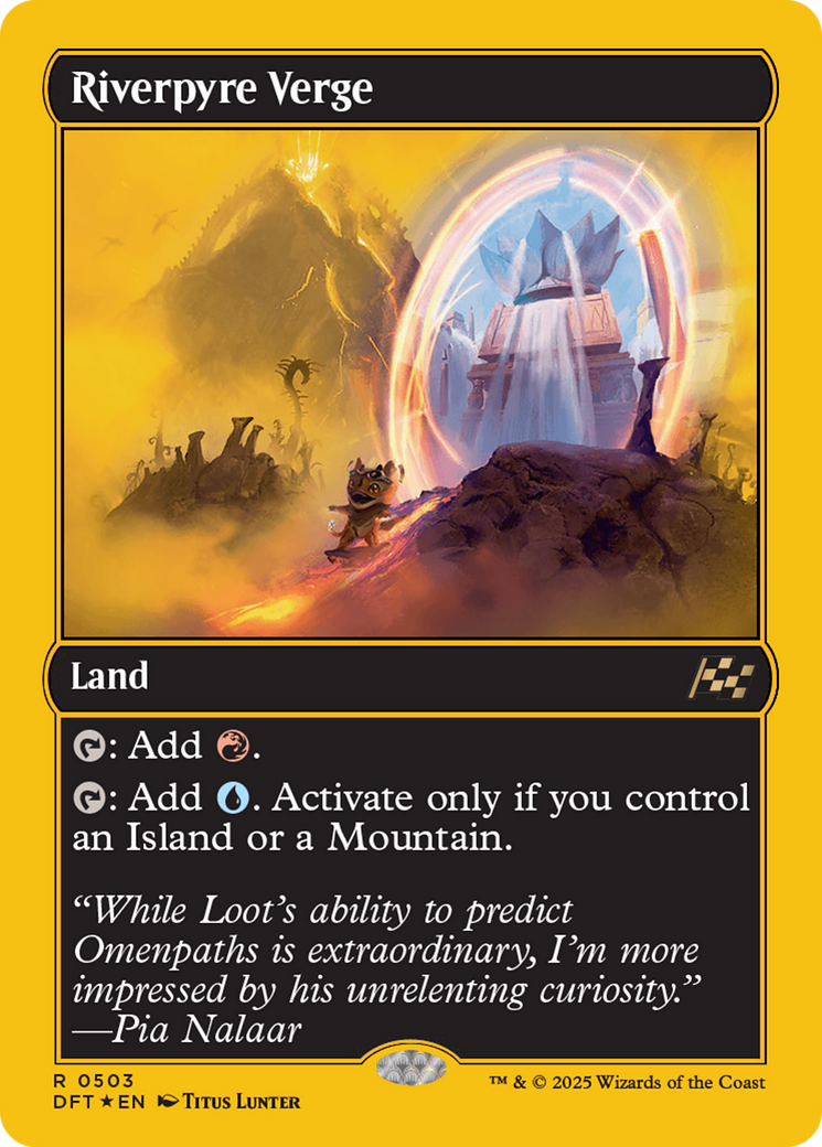 Riverpyre Verge (First-Place Foil) [Aetherdrift] | L.A. Mood Comics and Games