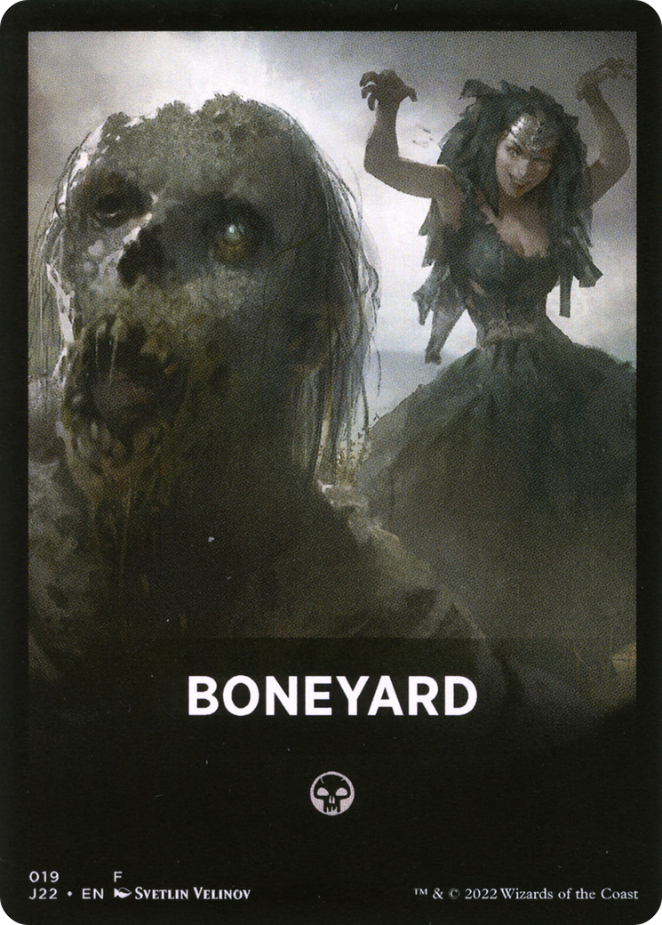 Boneyard Theme Card [Jumpstart 2022 Front Cards] | L.A. Mood Comics and Games