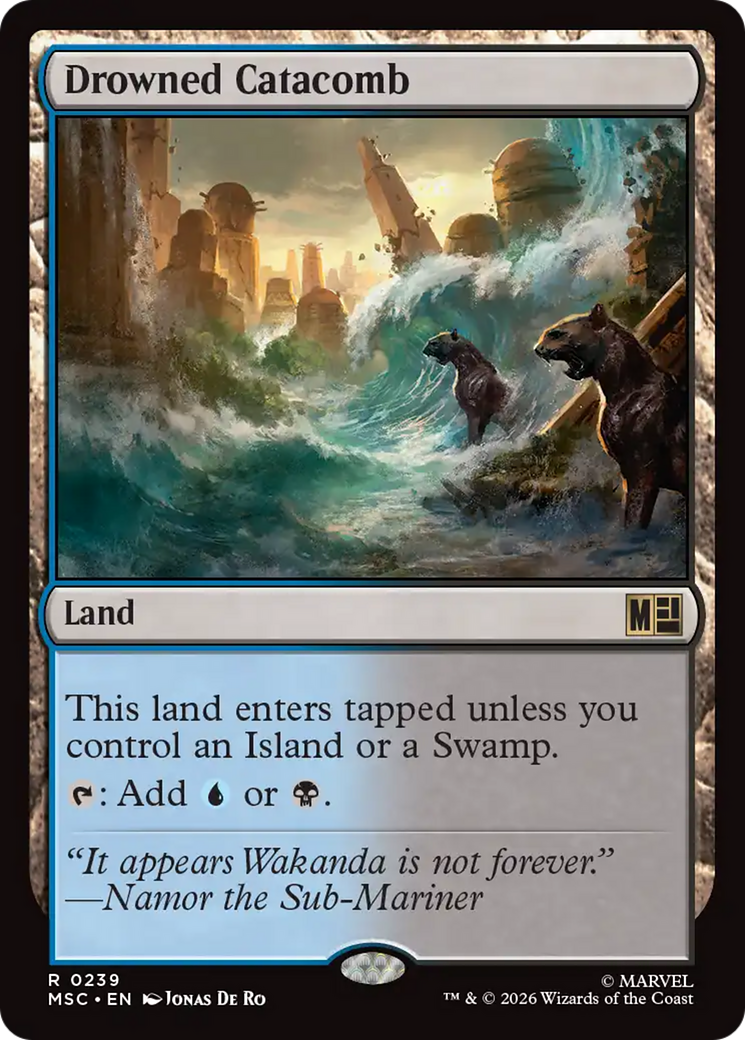 Drowned Catacomb (Surge Foil) [Marvel Super Heroes Commander] | L.A. Mood Comics and Games