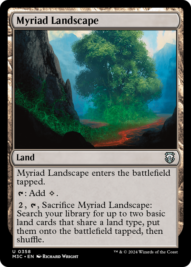 Myriad Landscape (Ripple Foil) [Modern Horizons 3 Commander] | L.A. Mood Comics and Games