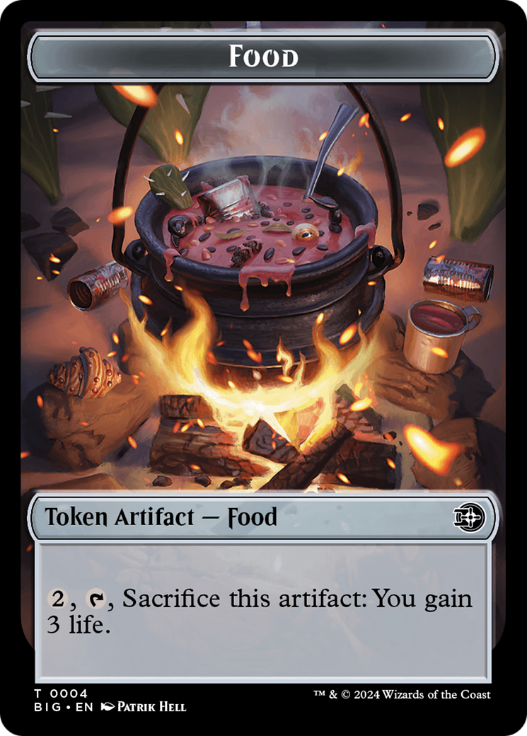 Food // Plot Double-Sided Token [Outlaws of Thunder Junction: The Big Score Tokens] | L.A. Mood Comics and Games
