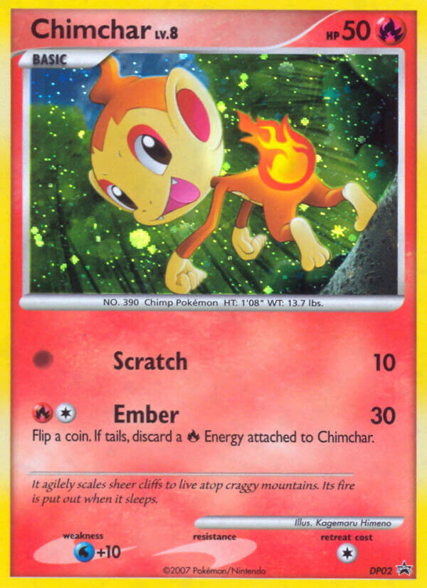 Chimchar (DP02) [Diamond & Pearl: Black Star Promos] | L.A. Mood Comics and Games