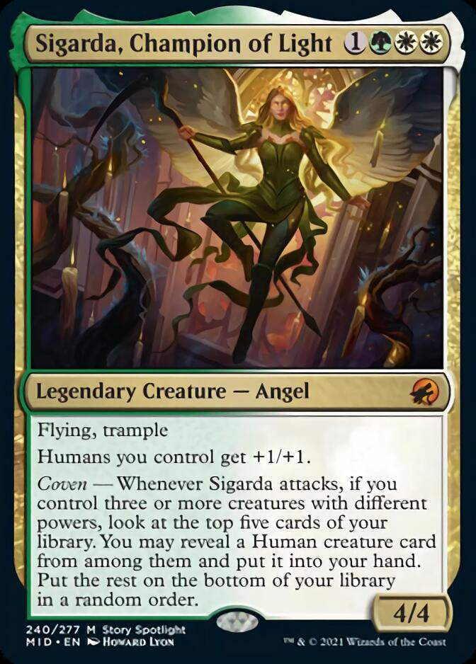 Sigarda, Champion of Light [Innistrad: Midnight Hunt] | L.A. Mood Comics and Games