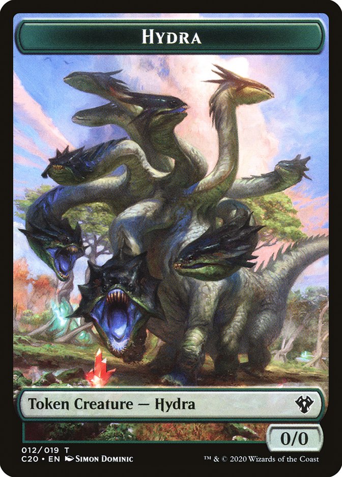 Beast (010) // Hydra Double-Sided Token [Commander 2020 Tokens] | L.A. Mood Comics and Games