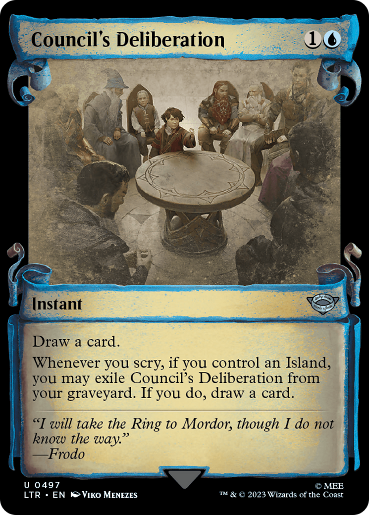 Council's Deliberation [The Lord of the Rings: Tales of Middle-Earth Showcase Scrolls] | L.A. Mood Comics and Games