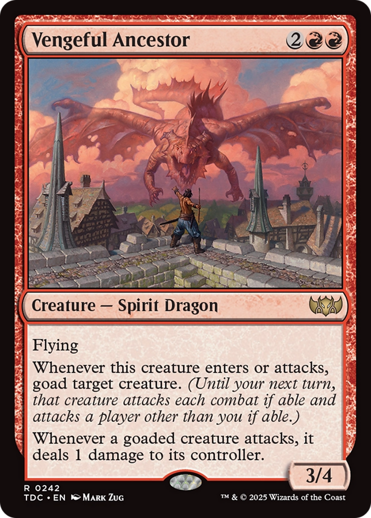 Vengeful Ancestor [Tarkir: Dragonstorm Commander] | L.A. Mood Comics and Games
