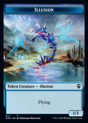 Illusion // Plant Double-Sided Token [Commander Legends Tokens] | L.A. Mood Comics and Games