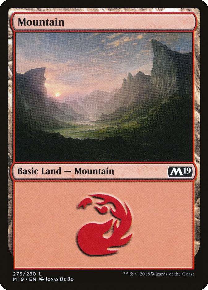 Mountain (275) [Core Set 2019] | L.A. Mood Comics and Games