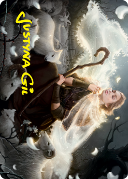 Ancestor's Embrace Art Card (Gold-Stamped Signature) [Innistrad: Crimson Vow Art Series] | L.A. Mood Comics and Games