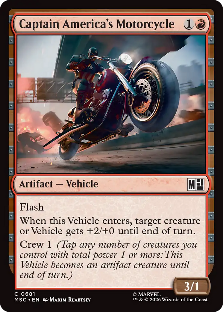 Captain America's Motorcycle [Marvel Super Heroes Commander] | L.A. Mood Comics and Games