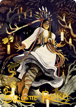 Candlegrove Witch 2 Art Card (Gold-Stamped Signature) [Innistrad: Midnight Hunt Art Series] | L.A. Mood Comics and Games