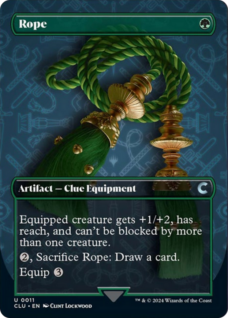 Rope (Borderless) [Ravnica: Clue Edition] | L.A. Mood Comics and Games