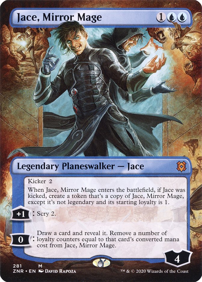 Jace, Mirror Mage (Borderless) [Zendikar Rising] | L.A. Mood Comics and Games