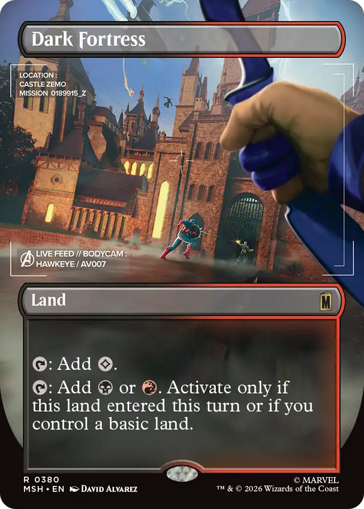 Dark Fortress (Borderless) [Marvel Super Heroes] | L.A. Mood Comics and Games