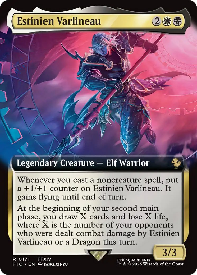 Estinien Varlineau (Extended Art) [FINAL FANTASY Commander] | L.A. Mood Comics and Games