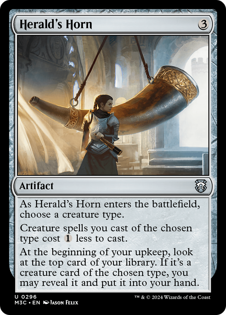 Herald's Horn (Ripple Foil) [Modern Horizons 3 Commander] | L.A. Mood Comics and Games