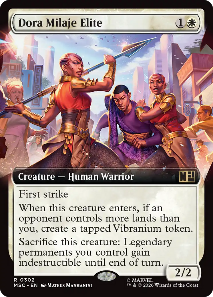 Dora Milaje Elite (Extended Art) [Marvel Super Heroes Commander] | L.A. Mood Comics and Games