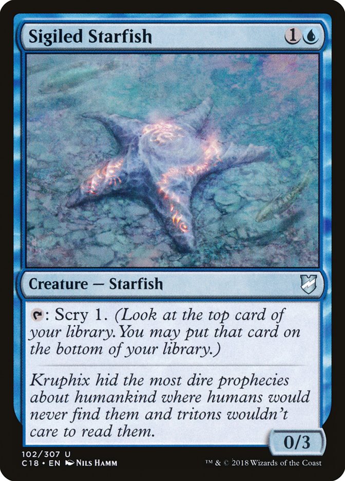 Sigiled Starfish [Commander 2018] | L.A. Mood Comics and Games