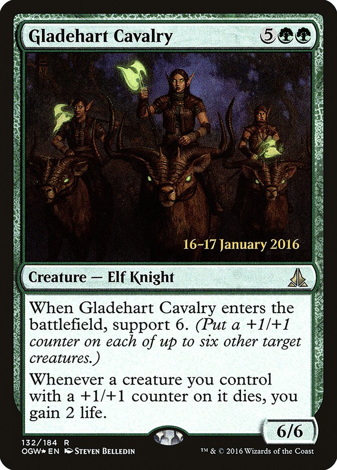 Gladehart Cavalry [Oath of the Gatewatch Prerelease Promos] | L.A. Mood Comics and Games