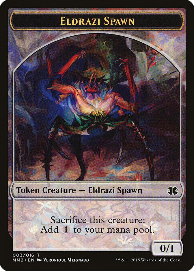 Eldrazi Spawn Token (003/016) [Modern Masters 2015 Tokens] | L.A. Mood Comics and Games