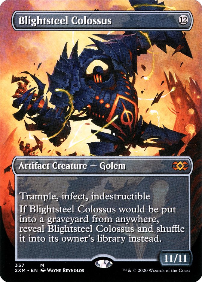 Blightsteel Colossus (Toppers) [Double Masters] | L.A. Mood Comics and Games