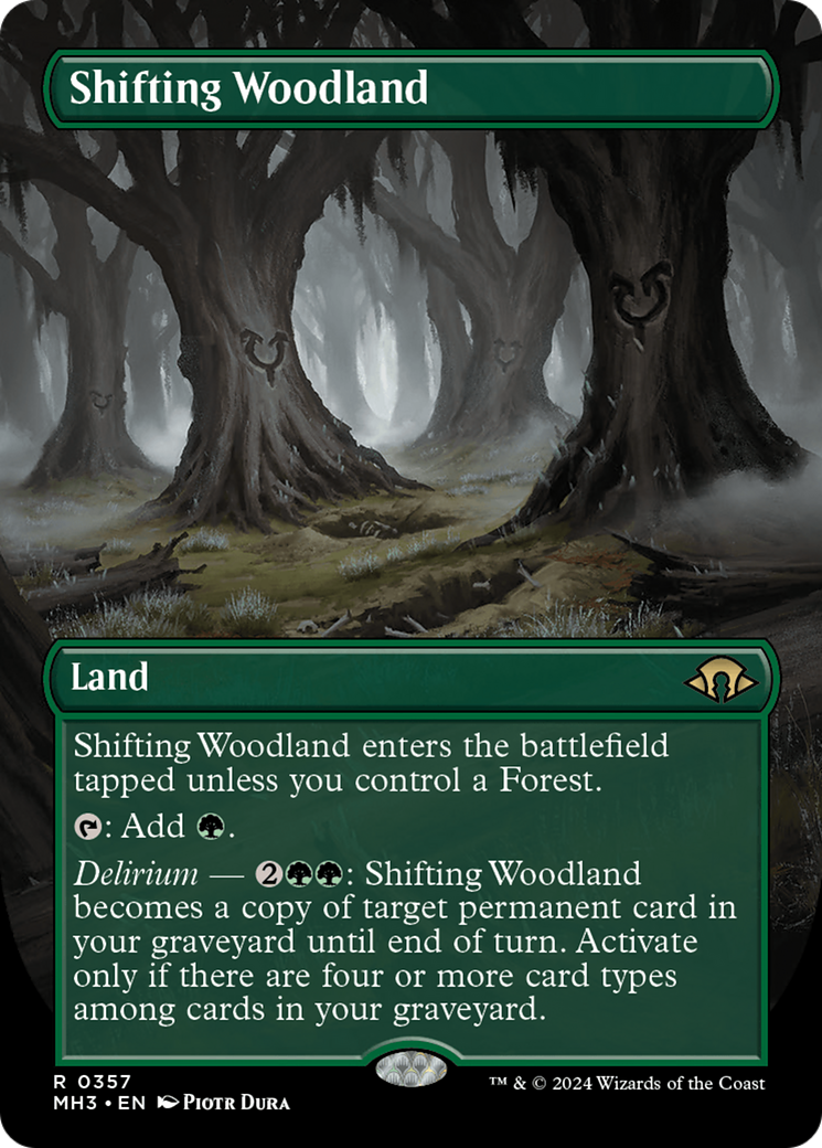 Shifting Woodland (Borderless) [Modern Horizons 3] | L.A. Mood Comics and Games