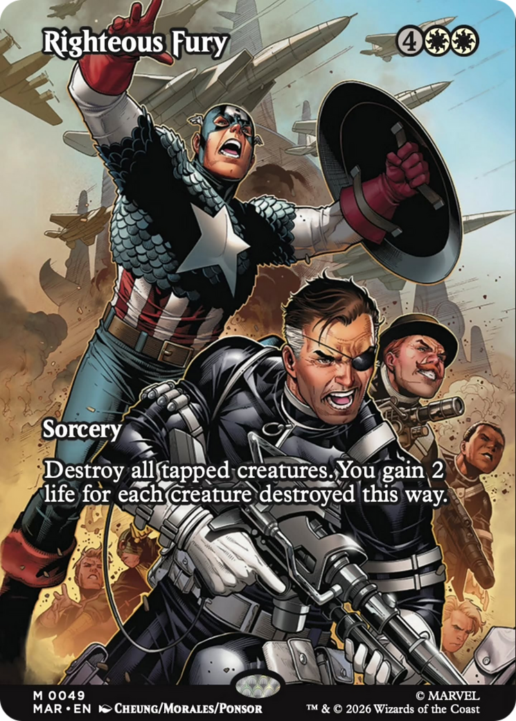 Righteous Fury (Borderless) [Marvel Universe: Eternal-Legal] | L.A. Mood Comics and Games