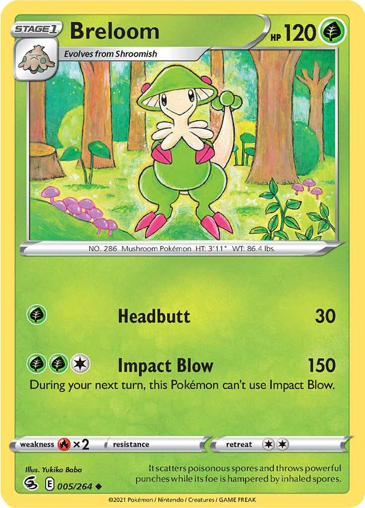 Breloom (005/264) [Sword & Shield: Fusion Strike] | L.A. Mood Comics and Games