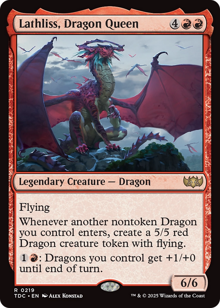 Lathliss, Dragon Queen [Tarkir: Dragonstorm Commander] | L.A. Mood Comics and Games