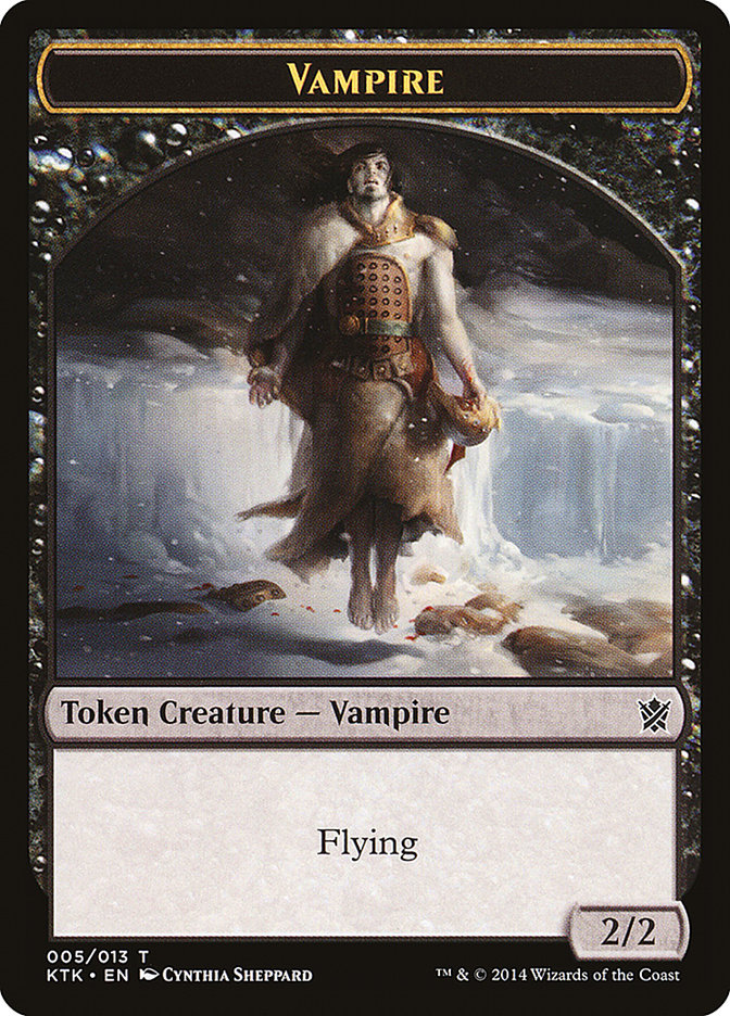 Vampire Token [Khans of Tarkir Tokens] | L.A. Mood Comics and Games