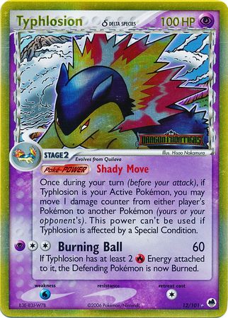 Typhlosion (12/101) (Delta Species) (Stamped) [EX: Dragon Frontiers] | L.A. Mood Comics and Games