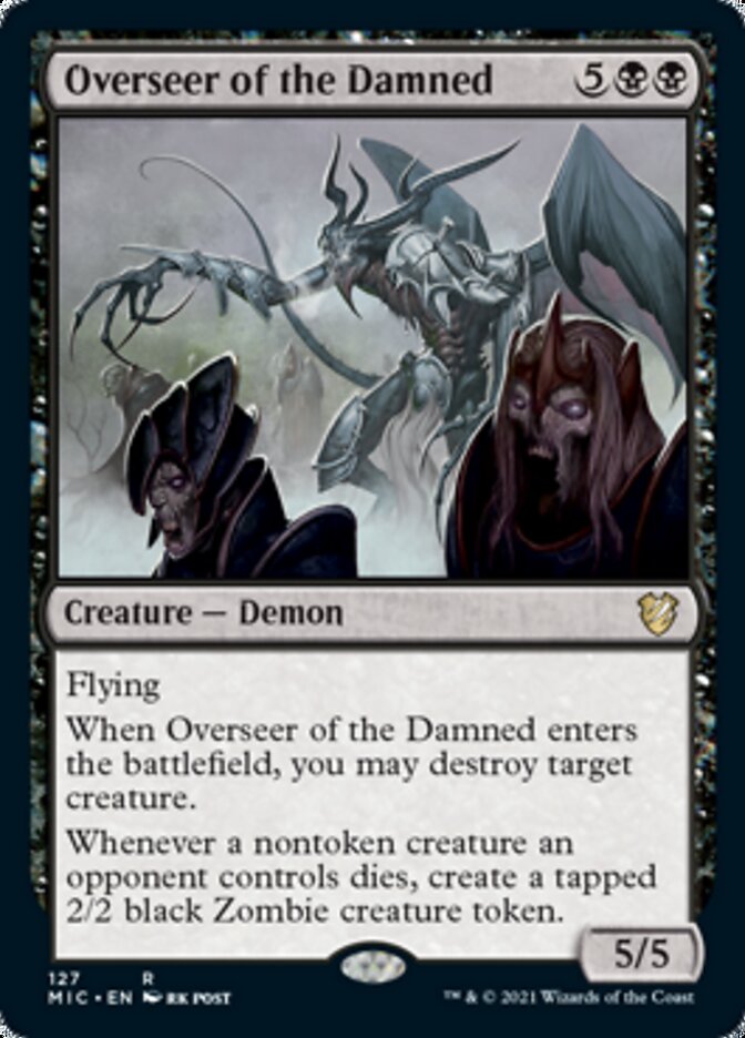 Overseer of the Damned [Innistrad: Midnight Hunt Commander] | L.A. Mood Comics and Games