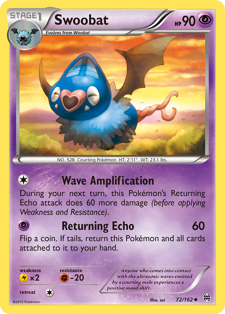 Swoobat (72/162) [XY: BREAKthrough] | L.A. Mood Comics and Games