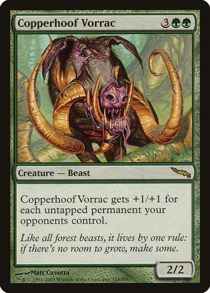 Copperhoof Vorrac [Mirrodin] | L.A. Mood Comics and Games