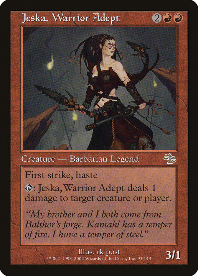 Jeska, Warrior Adept [Judgment] | L.A. Mood Comics and Games