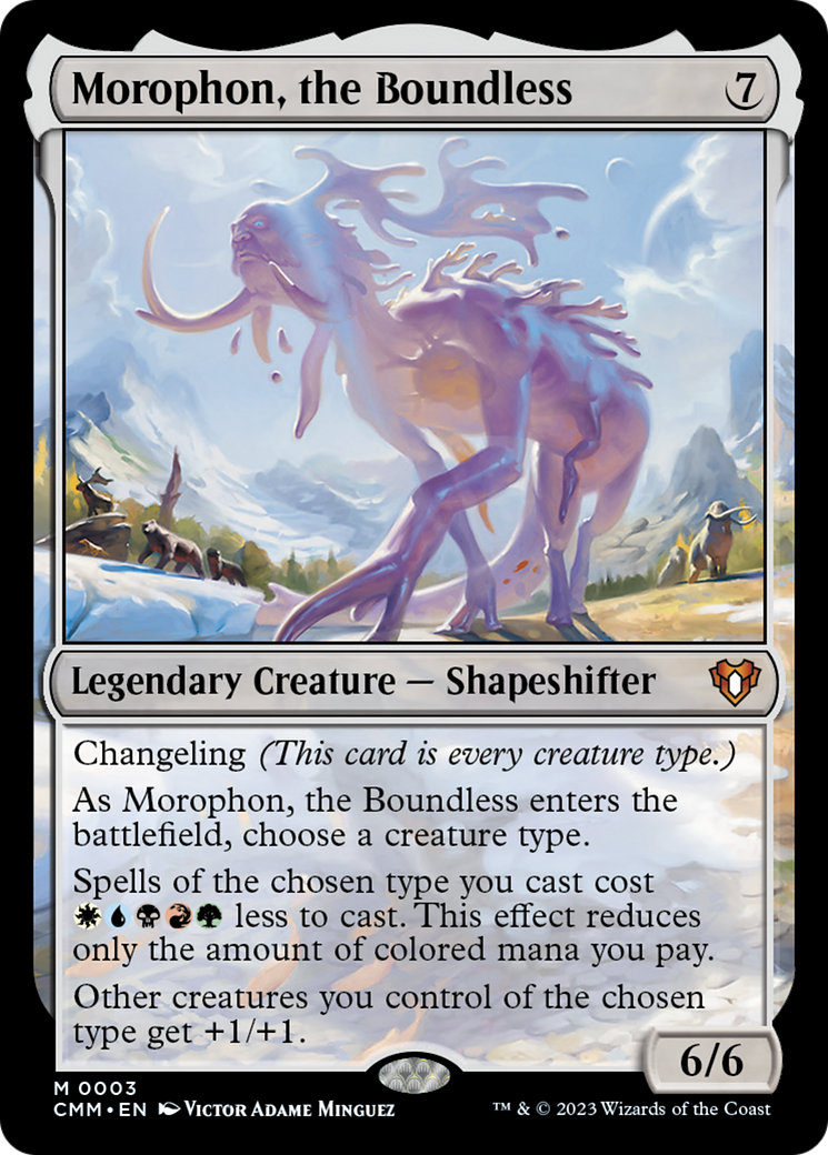 Morophon, the Boundless [Commander Masters] | L.A. Mood Comics and Games