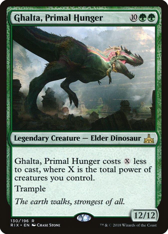 Ghalta, Primal Hunger [Rivals of Ixalan] | L.A. Mood Comics and Games