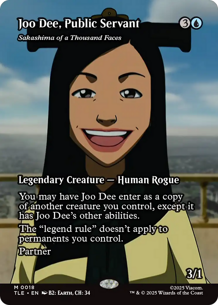 Joo Dee, Public Servant - Sakashima of a Thousand Faces (Borderless) [Avatar: The Last Airbender: Eternal-Legal] | L.A. Mood Comics and Games