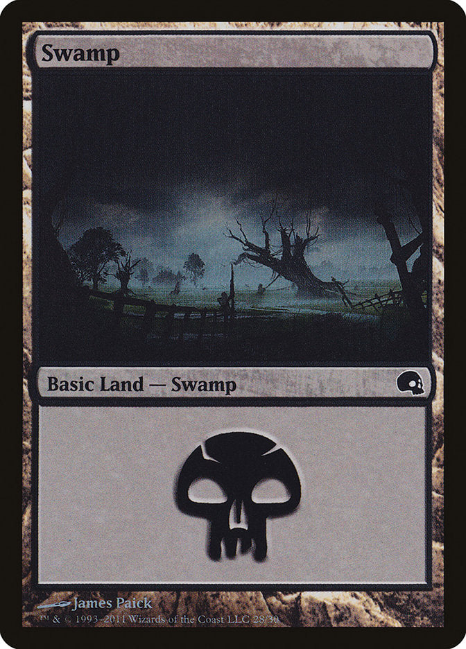 Swamp (28) [Premium Deck Series: Graveborn] | L.A. Mood Comics and Games