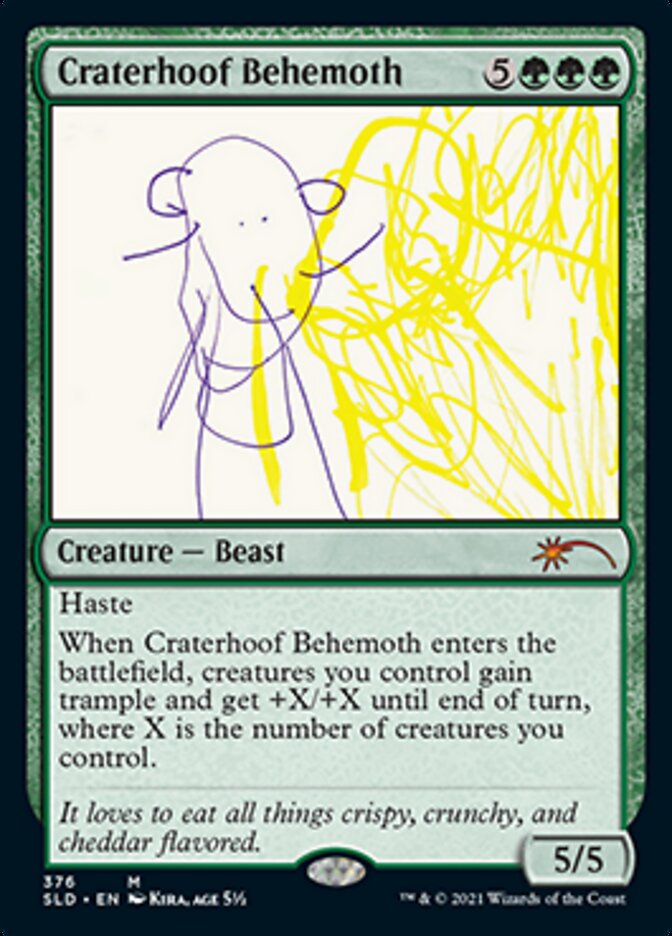 Craterhoof Behemoth (376) [Secret Lair Drop Series] | L.A. Mood Comics and Games