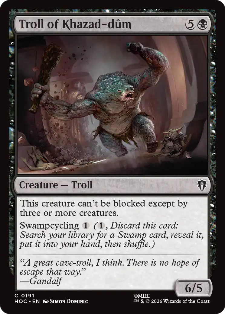 Troll of Khazad-dum [The Hobbit: Eternal-Legal] | L.A. Mood Comics and Games