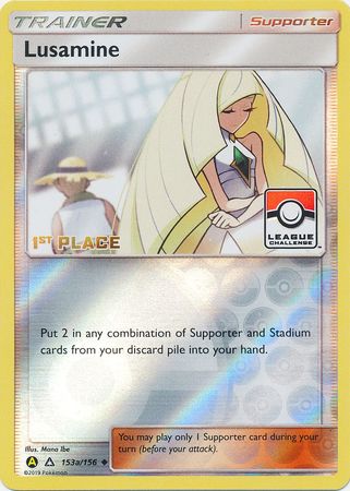 Lusamine (153a/156) (League Challenge Alt Art 1st Place) [Sun & Moon: Ultra Prism] | L.A. Mood Comics and Games