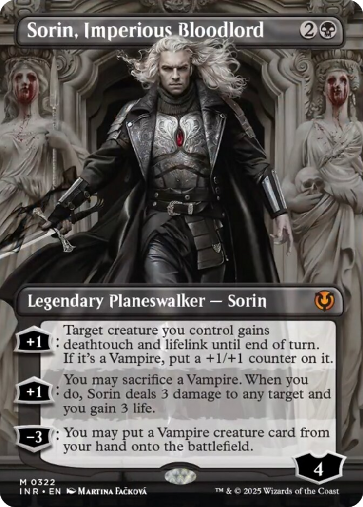 Sorin, Imperious Bloodlord (Borderless) [Innistrad Remastered] | L.A. Mood Comics and Games