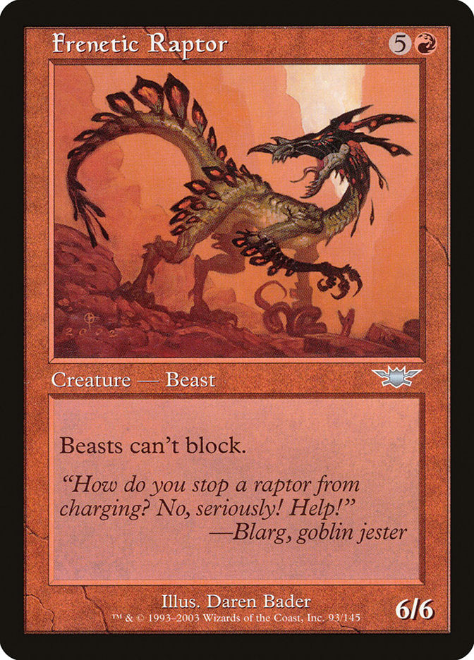 Frenetic Raptor [Legions] | L.A. Mood Comics and Games