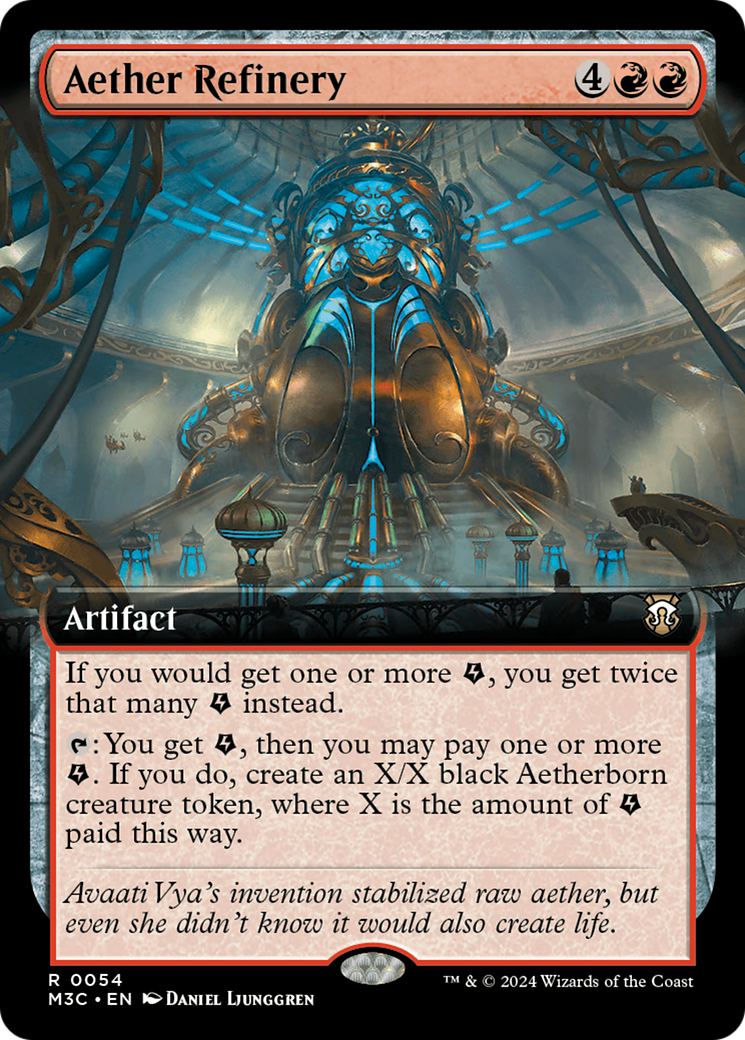 Aether Refinery (Extended Art) [Modern Horizons 3 Commander] | L.A. Mood Comics and Games